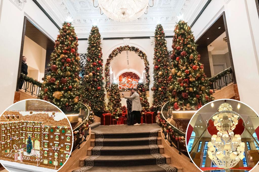 Exclusive | New York hotels are ready for the holiday season with festive trees, magical decor and even miniature gingerbread houses